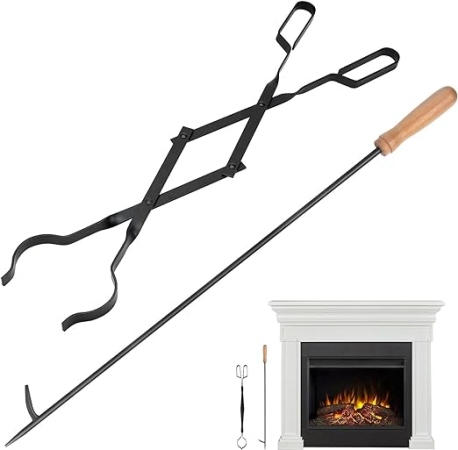 iron tongs for fireplace