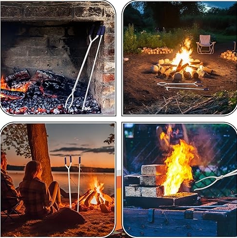 fireplace tongs use